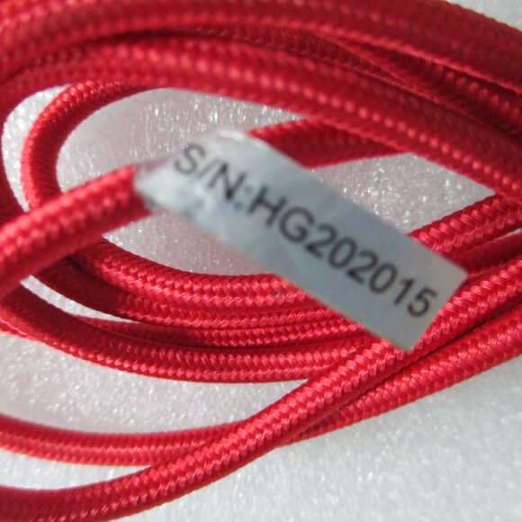 BUNDLE OF 3 BRAIDED CABLES USB > LIGHTNING - Picture 9 of 11